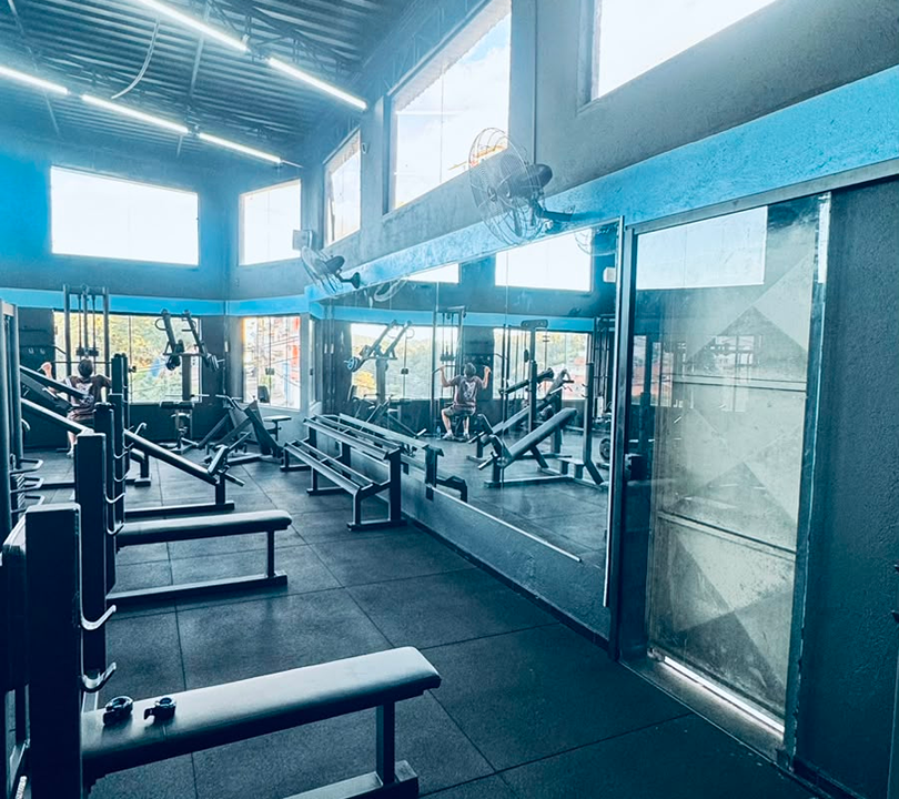 Imagem da estrutura da academia
