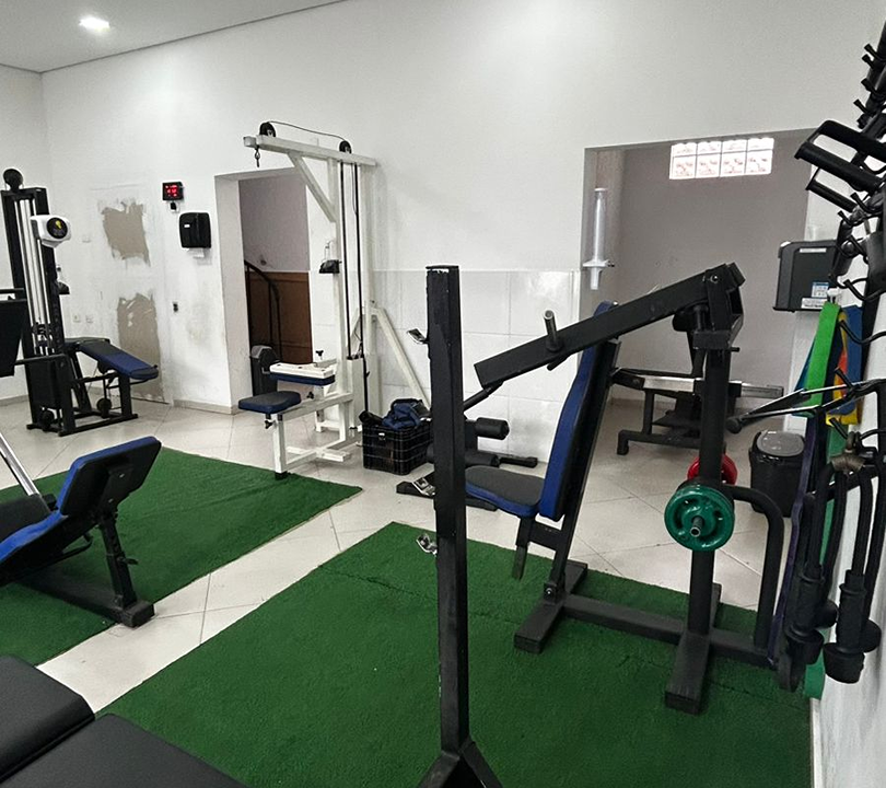 Imagem da estrutura da academia