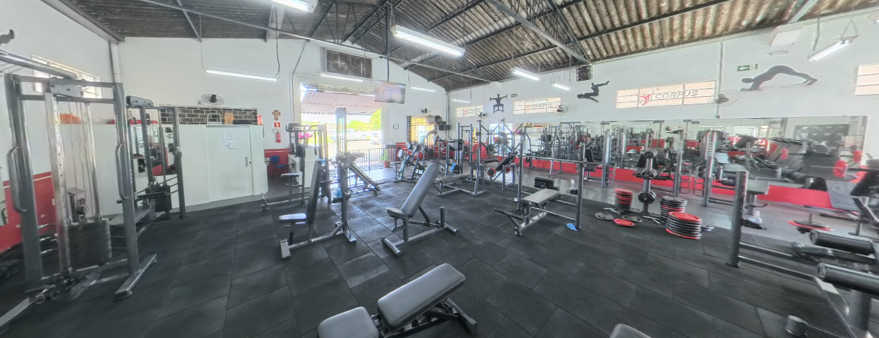 Imagem da estrutura da academia