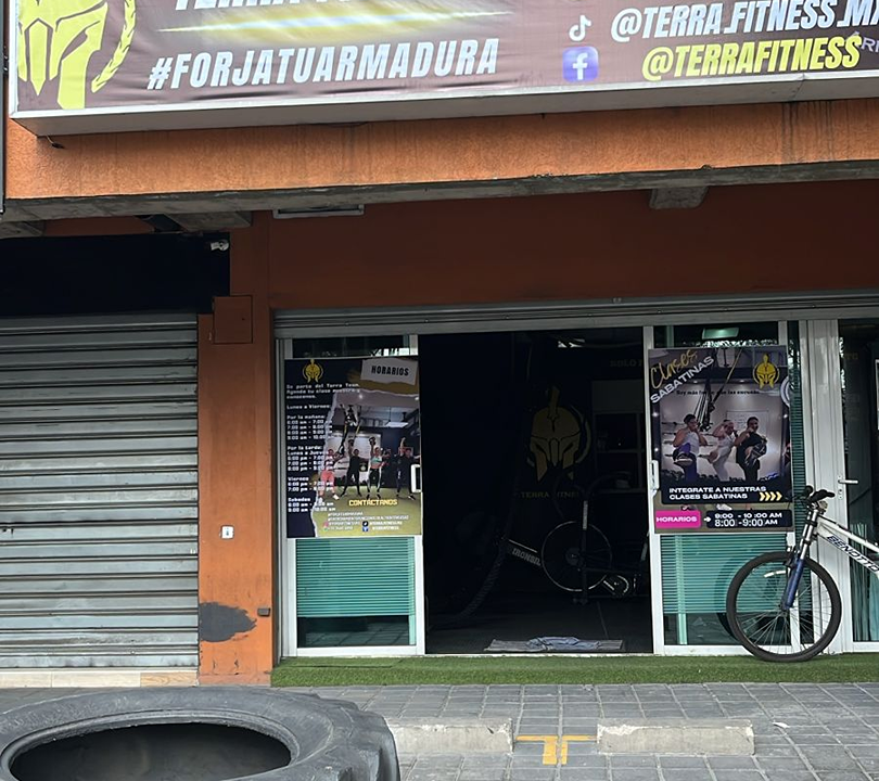 Imagem da estrutura da academia