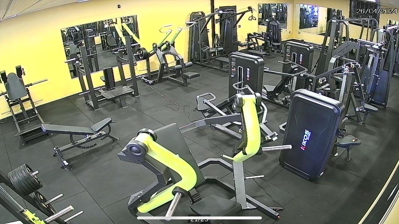 Imagem da estrutura da academia