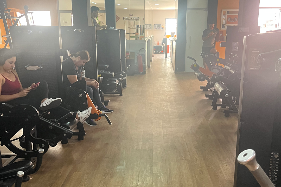 Imagem da estrutura da academia