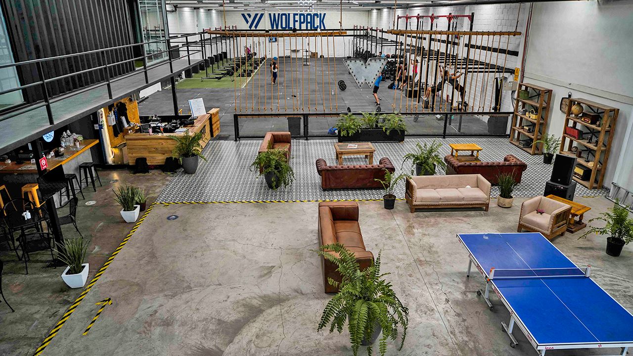 Imagem da estrutura da academia