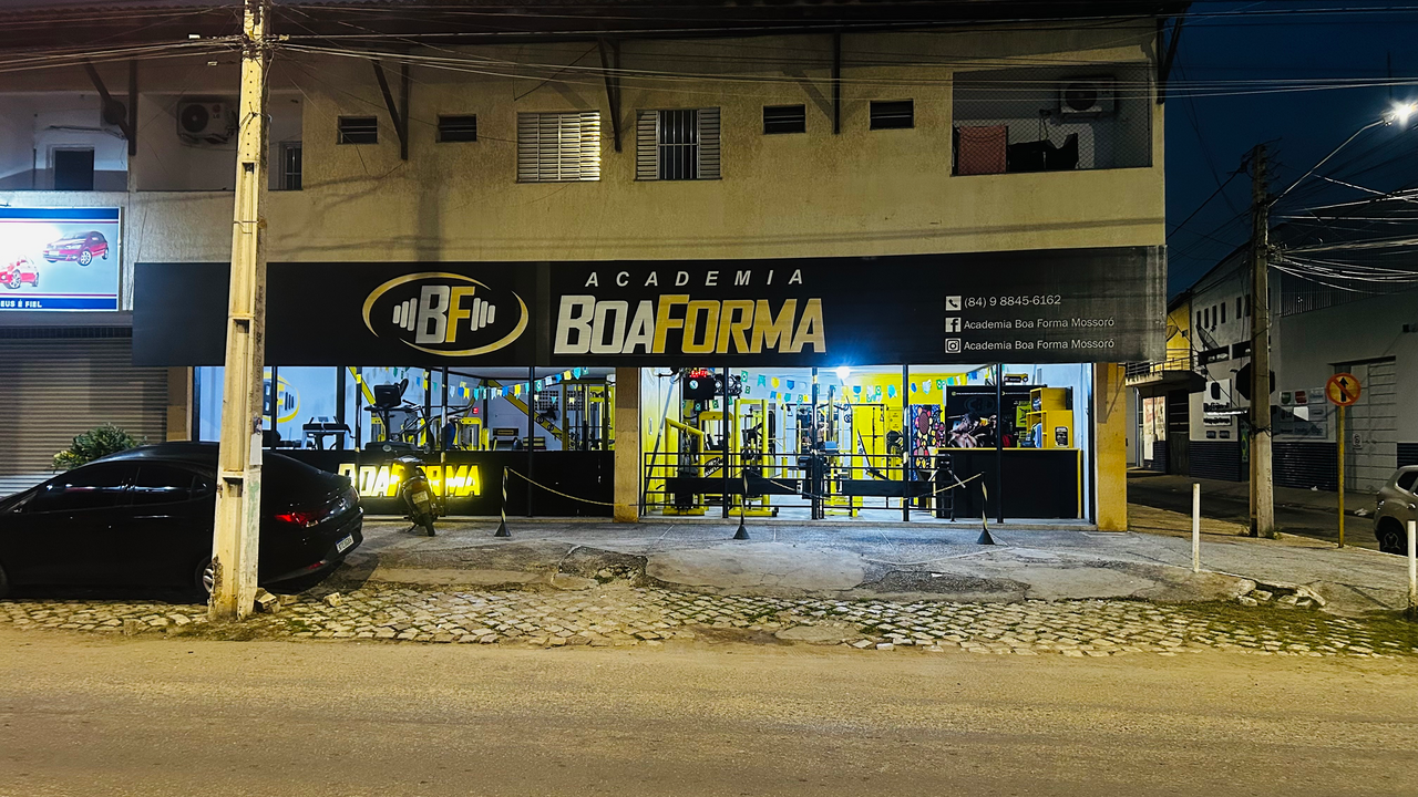 Imagem da estrutura da academia