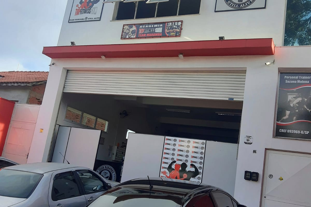 Imagem da estrutura da academia