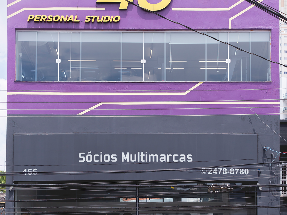 Imagem da estrutura da academia