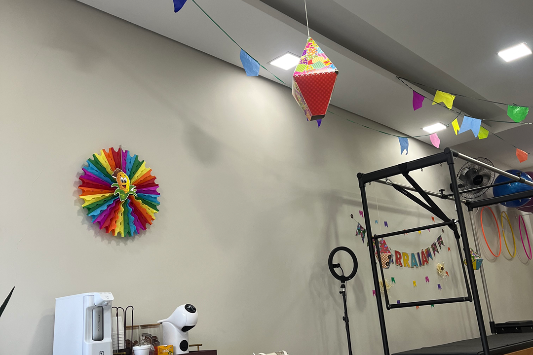 Imagem da estrutura da academia