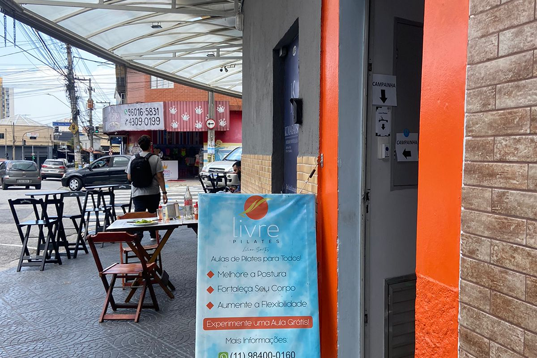 Imagem da estrutura da academia