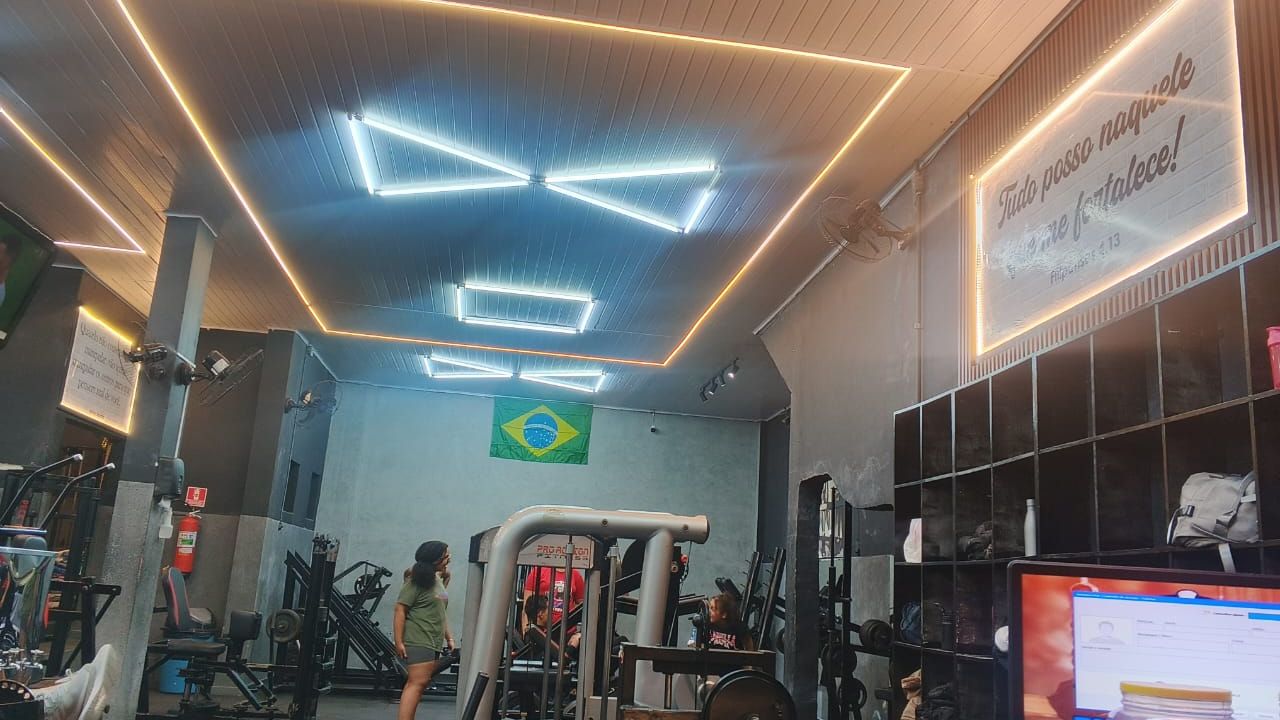 Imagem da estrutura da academia
