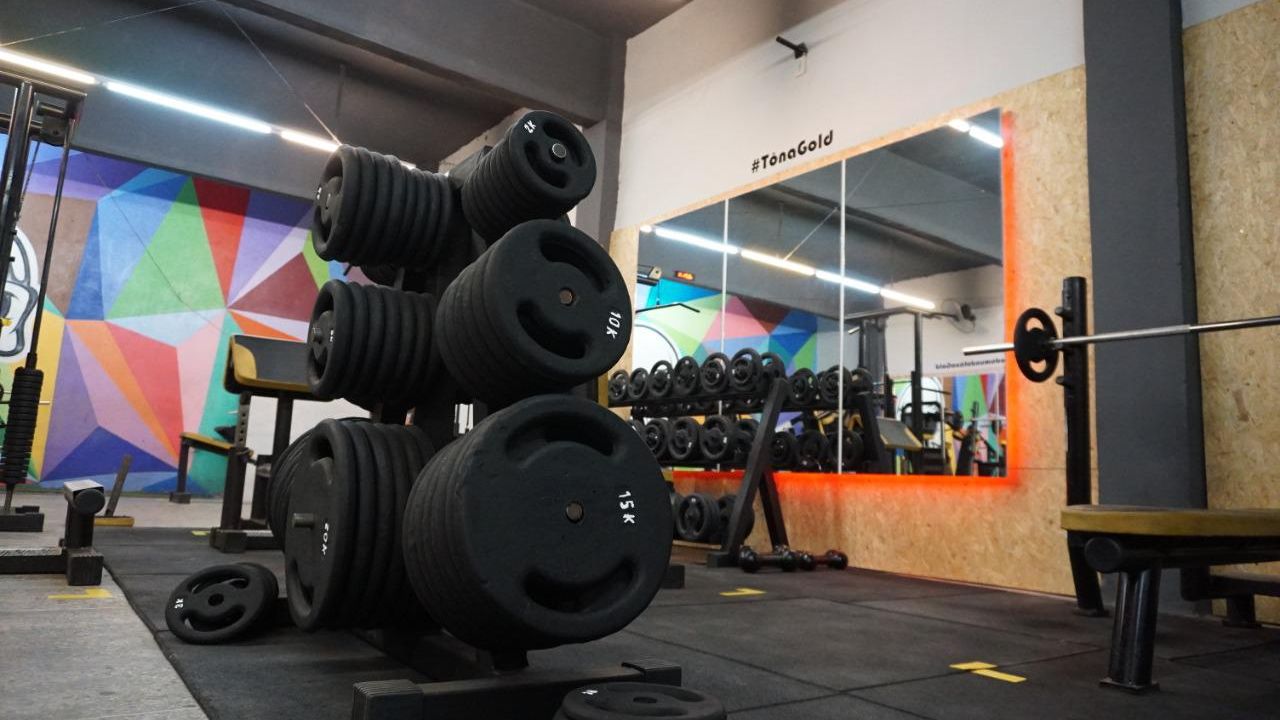 Imagem da estrutura da academia
