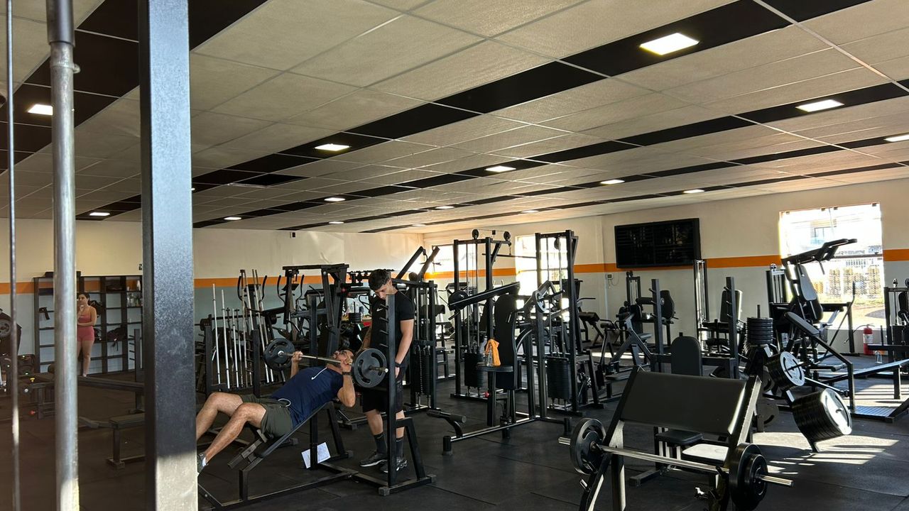 Imagem da estrutura da academia