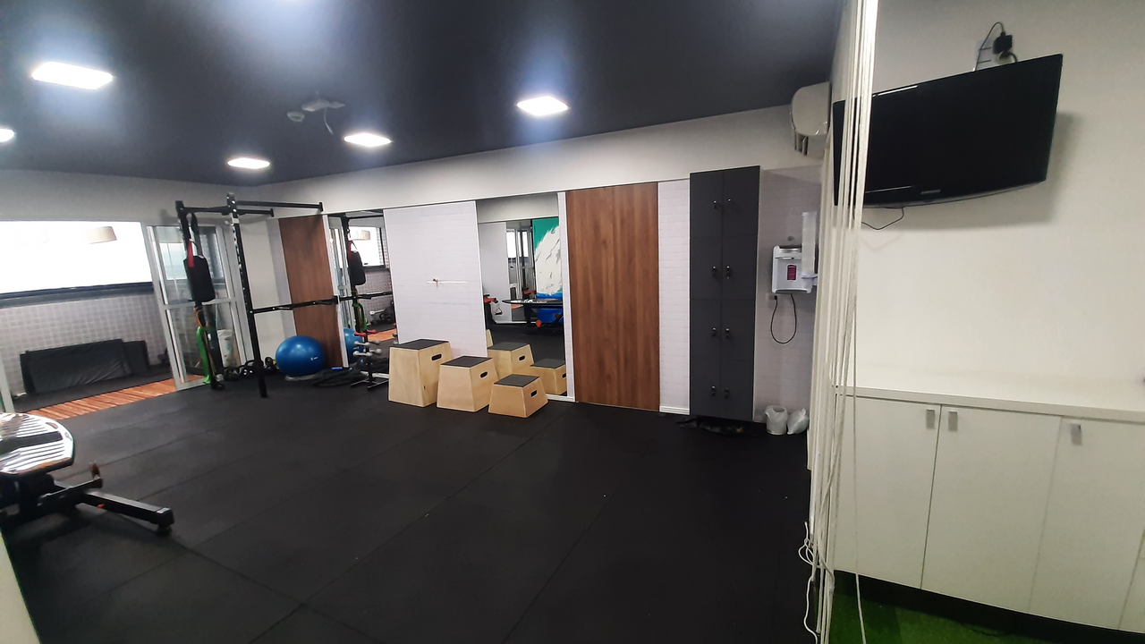 Imagem da estrutura da academia