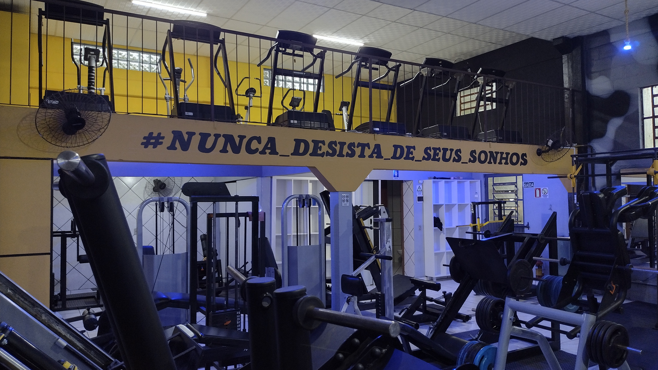Imagem da estrutura da academia