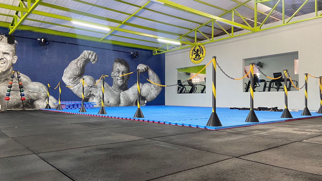 Imagem da estrutura da academia