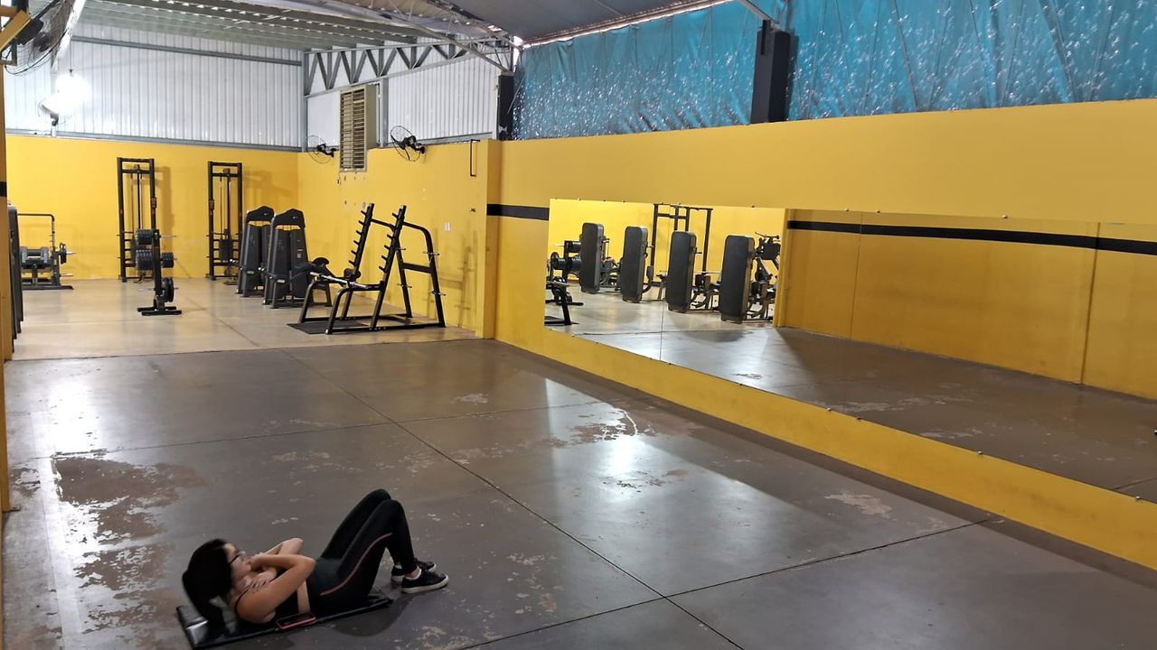 Imagem da estrutura da academia