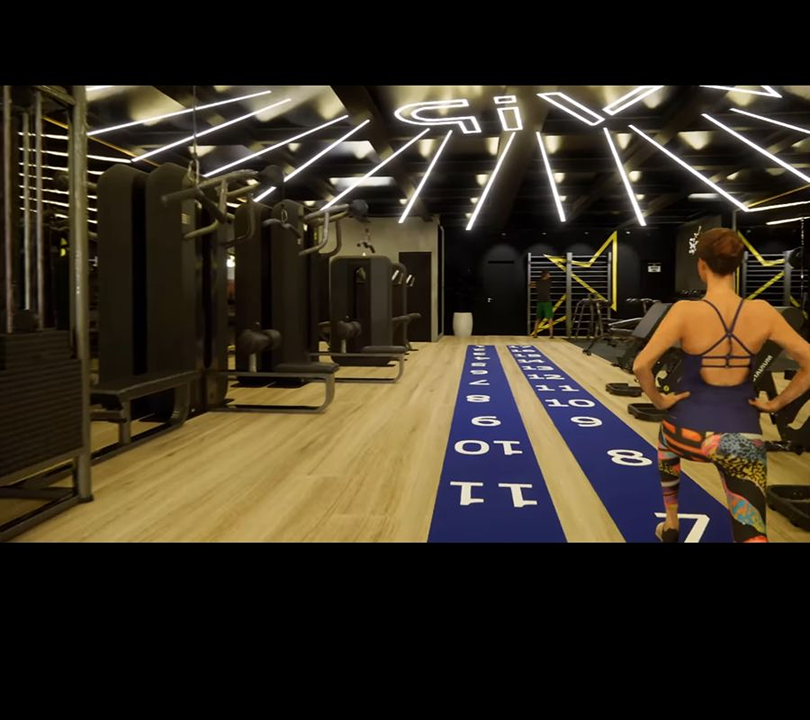 Imagem da estrutura da academia