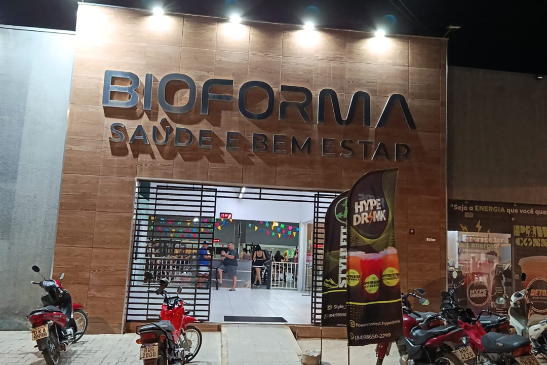 Imagem da estrutura da academia