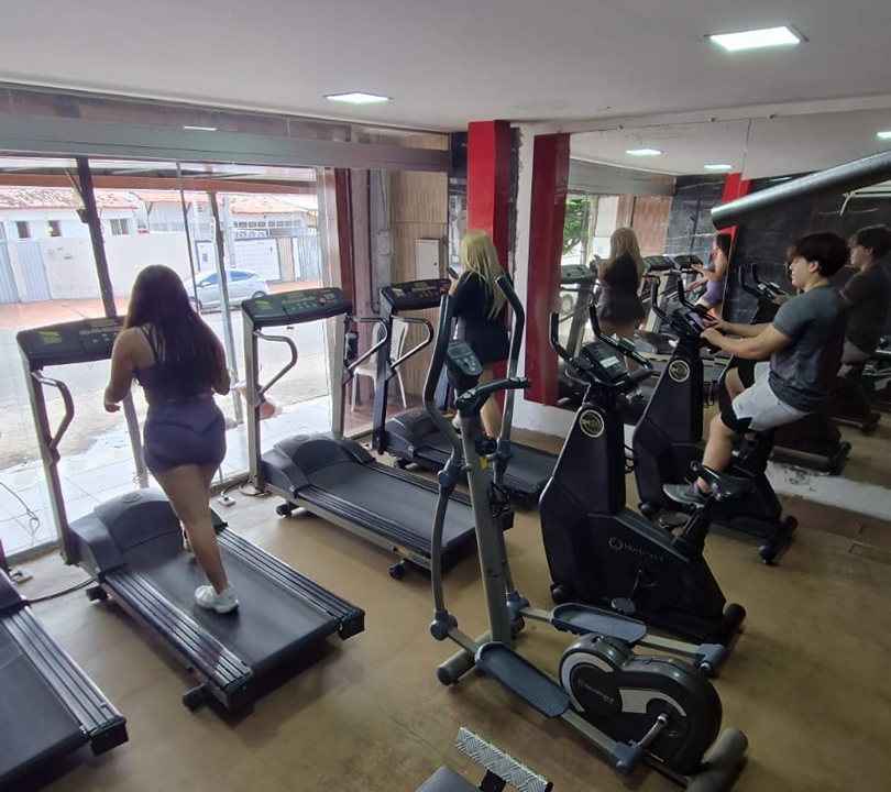 Imagem da estrutura da academia