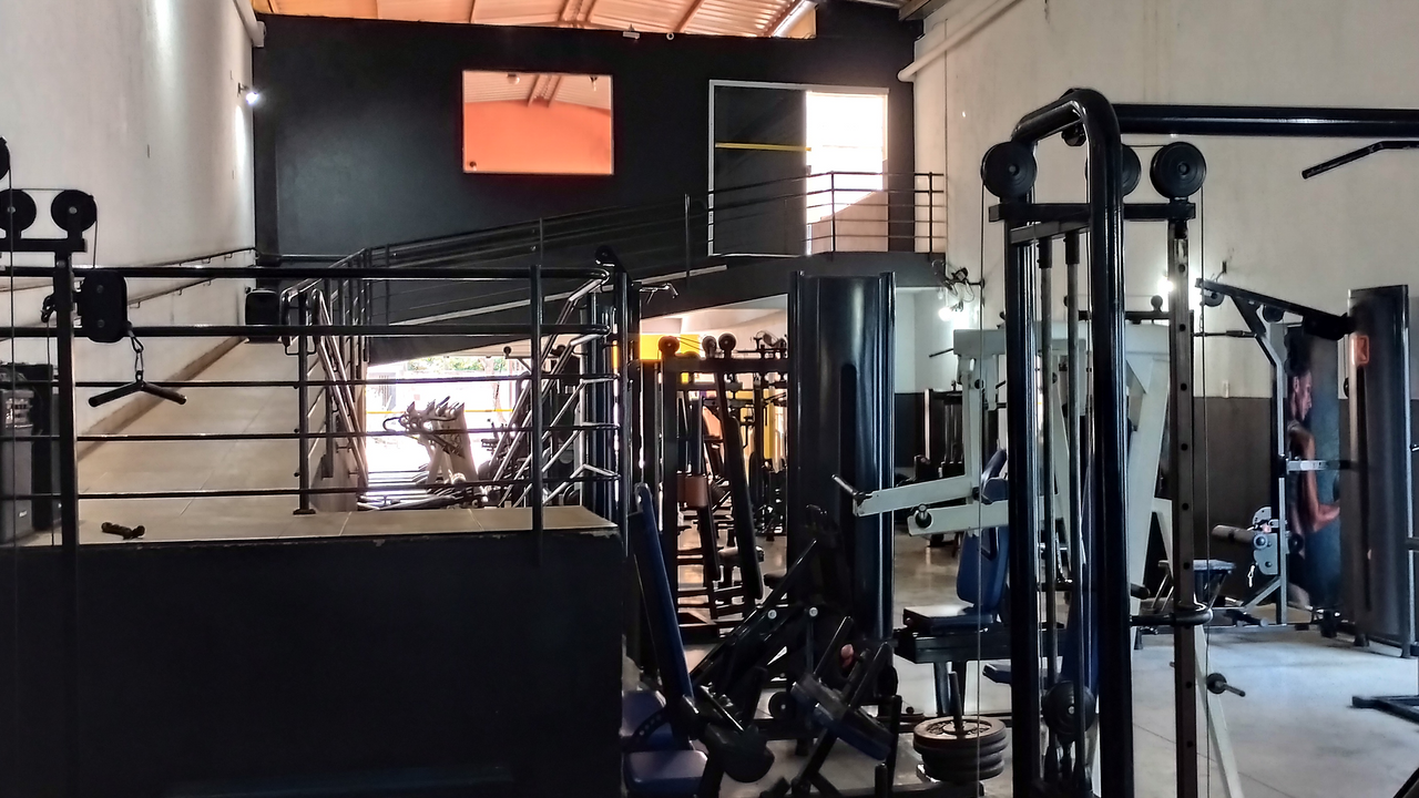 Imagem da estrutura da academia