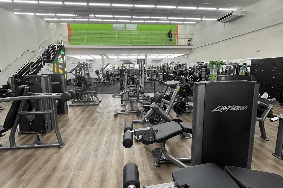 Imagem da estrutura da academia