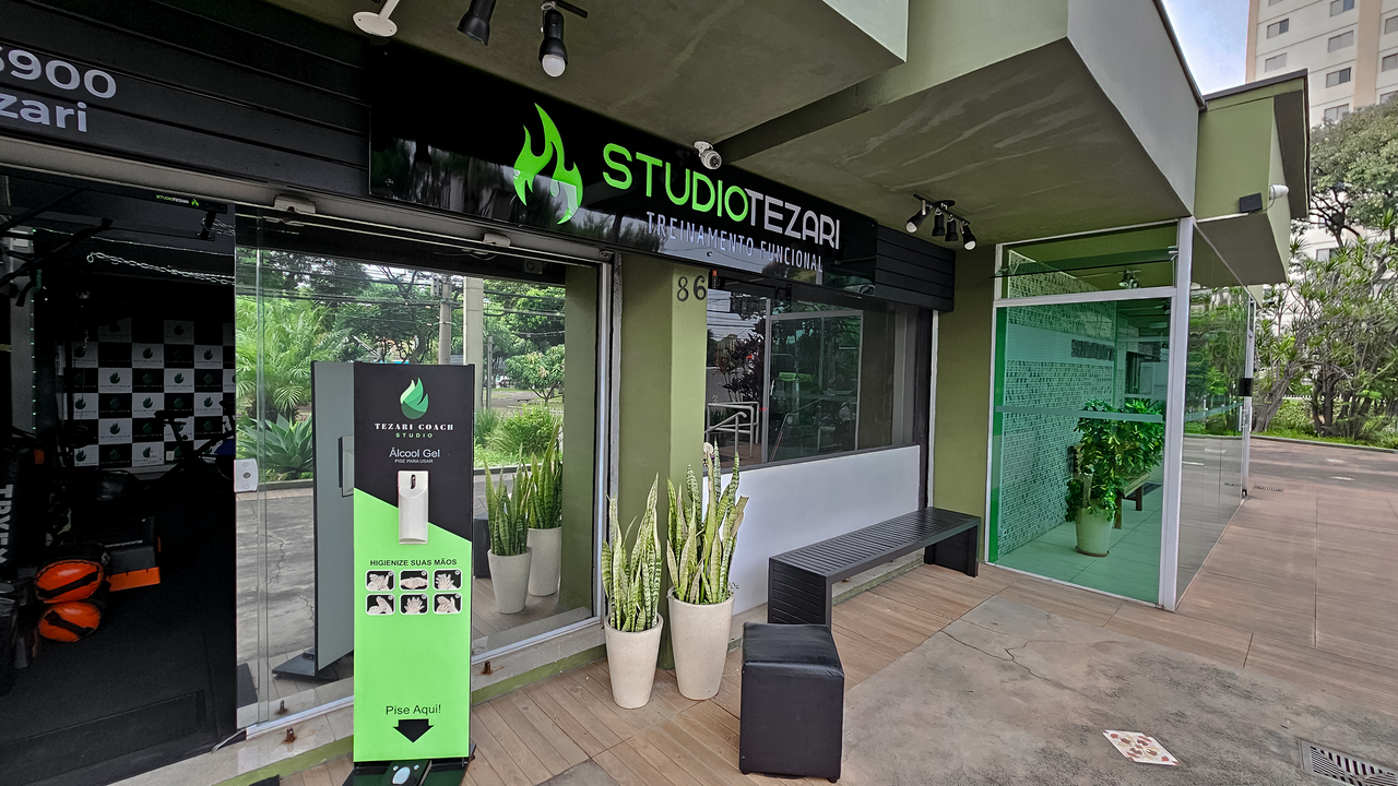 Imagem da estrutura da academia