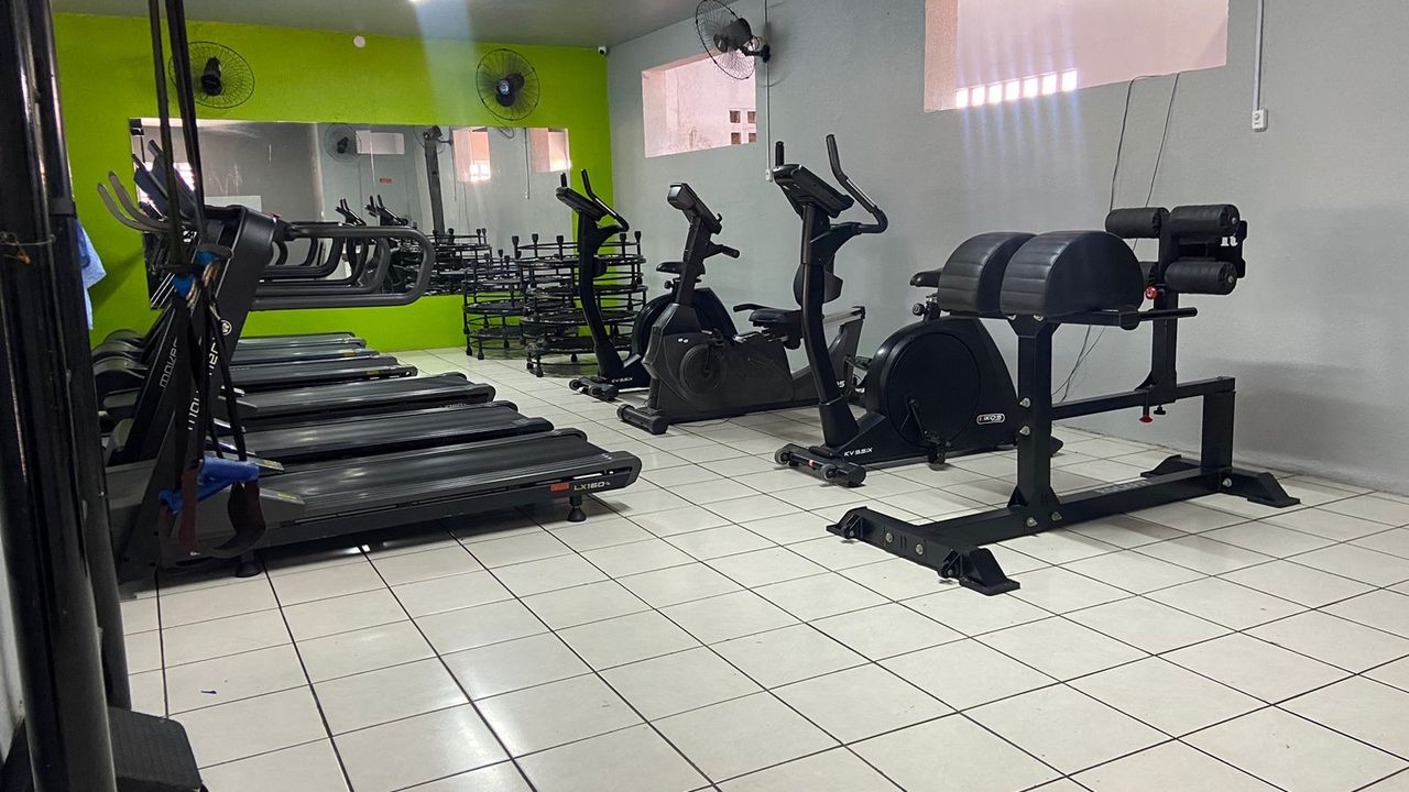 Imagem da estrutura da academia