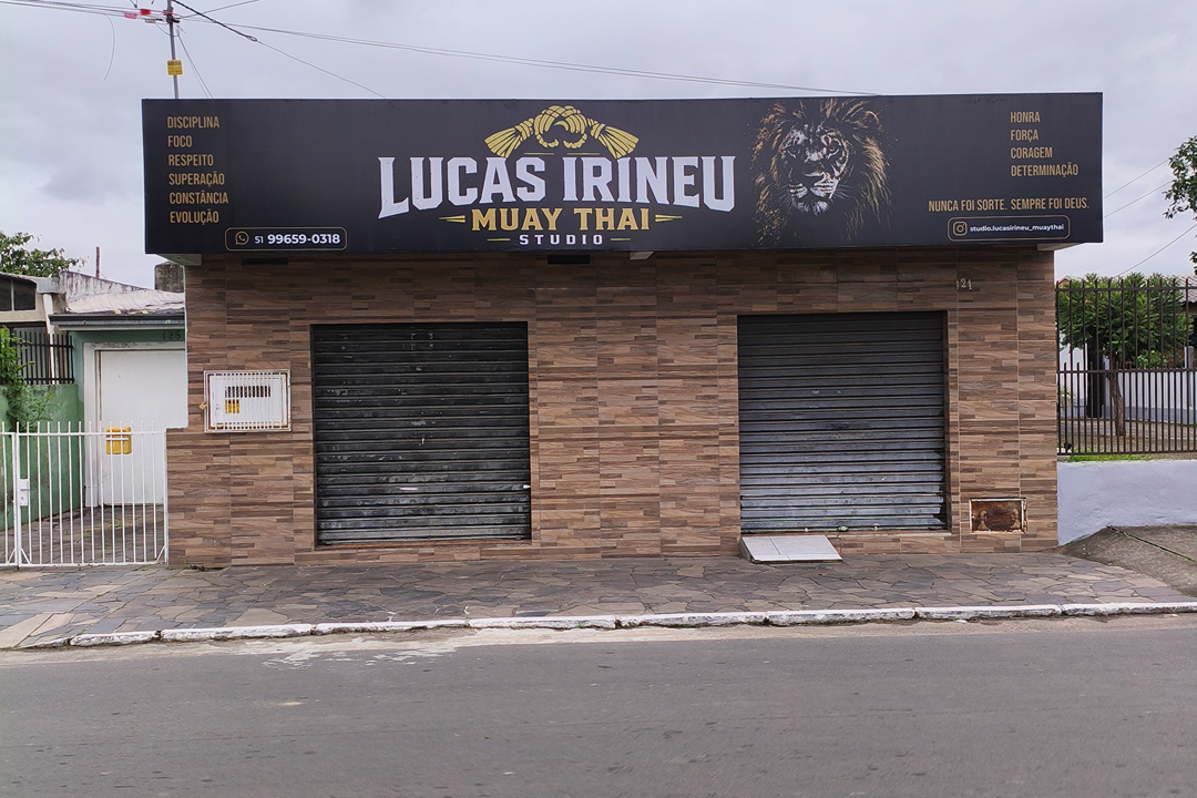 Imagem da estrutura da academia