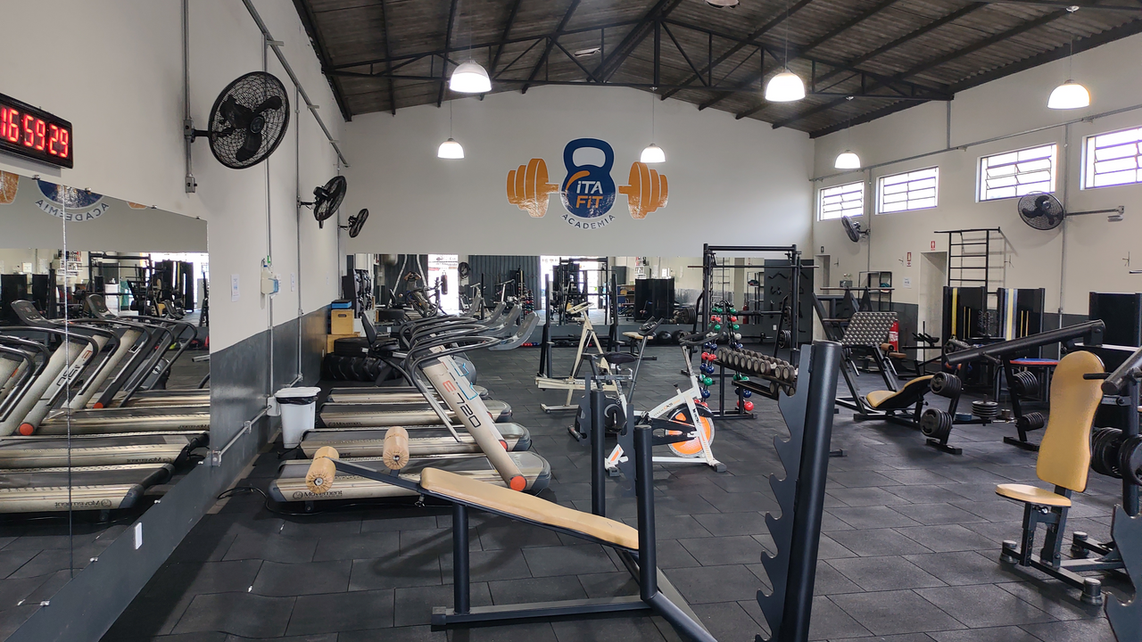 Imagem da estrutura da academia