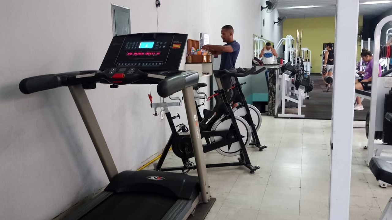 Imagem da estrutura da academia