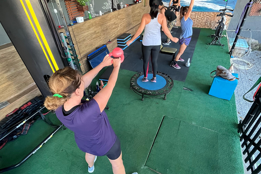 Imagem da estrutura da academia