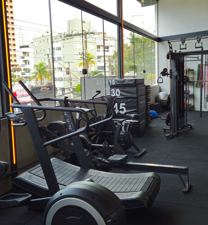 Imagem da estrutura da academia