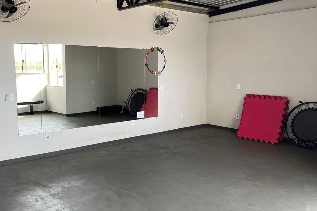 Imagem da estrutura da academia