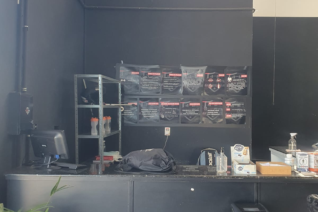 Imagem da estrutura da academia