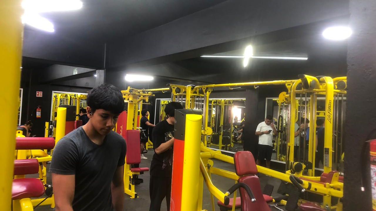 Imagem da estrutura da academia