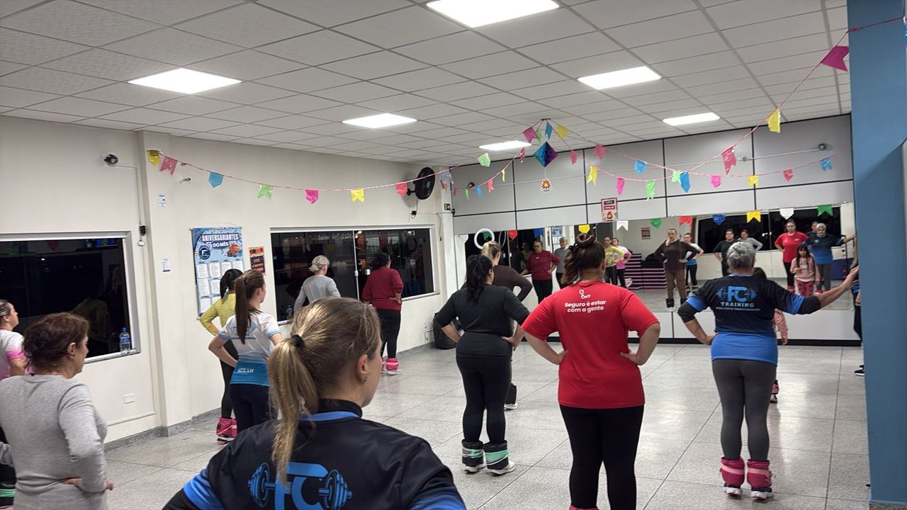 Imagem da estrutura da academia