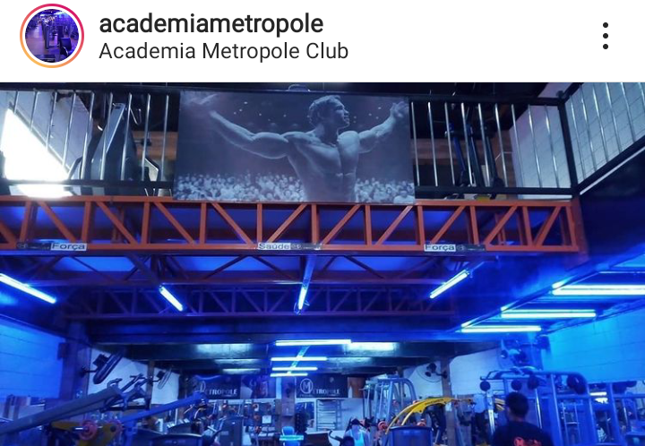 Imagem da estrutura da academia