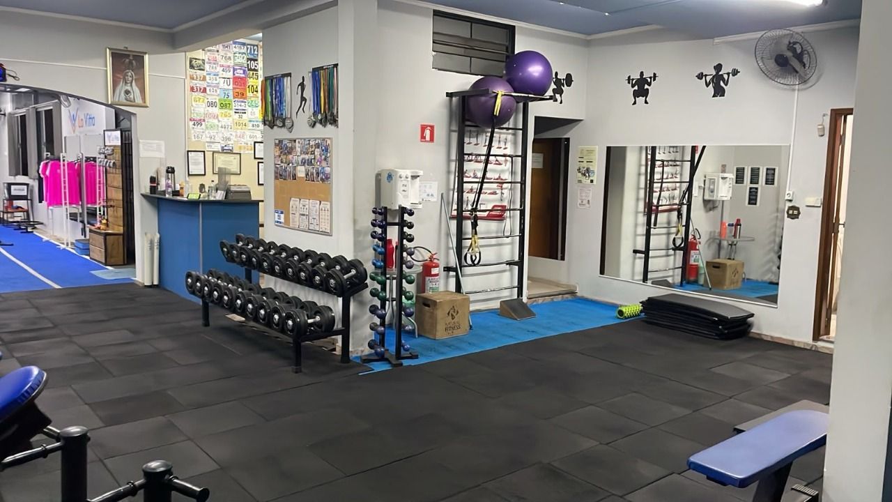 Imagem da estrutura da academia