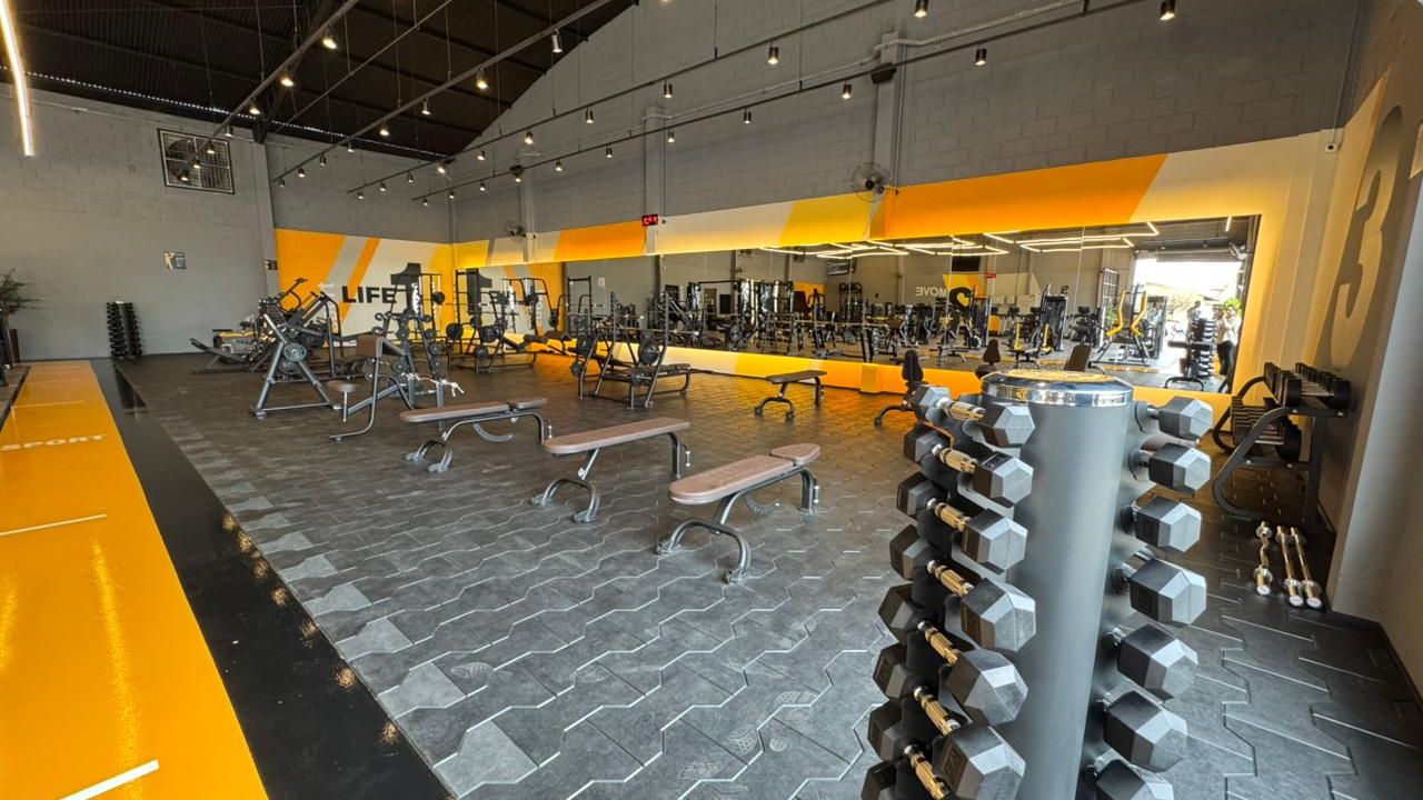 Imagem da estrutura da academia