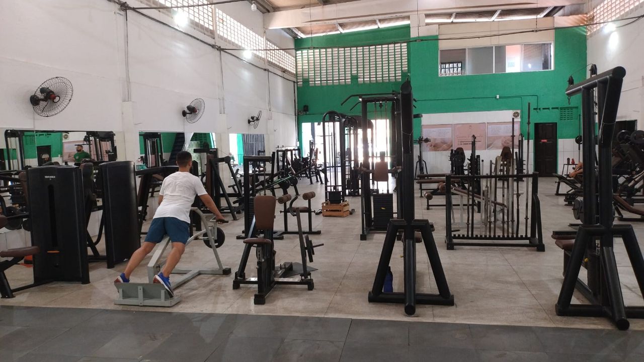 Imagem da estrutura da academia