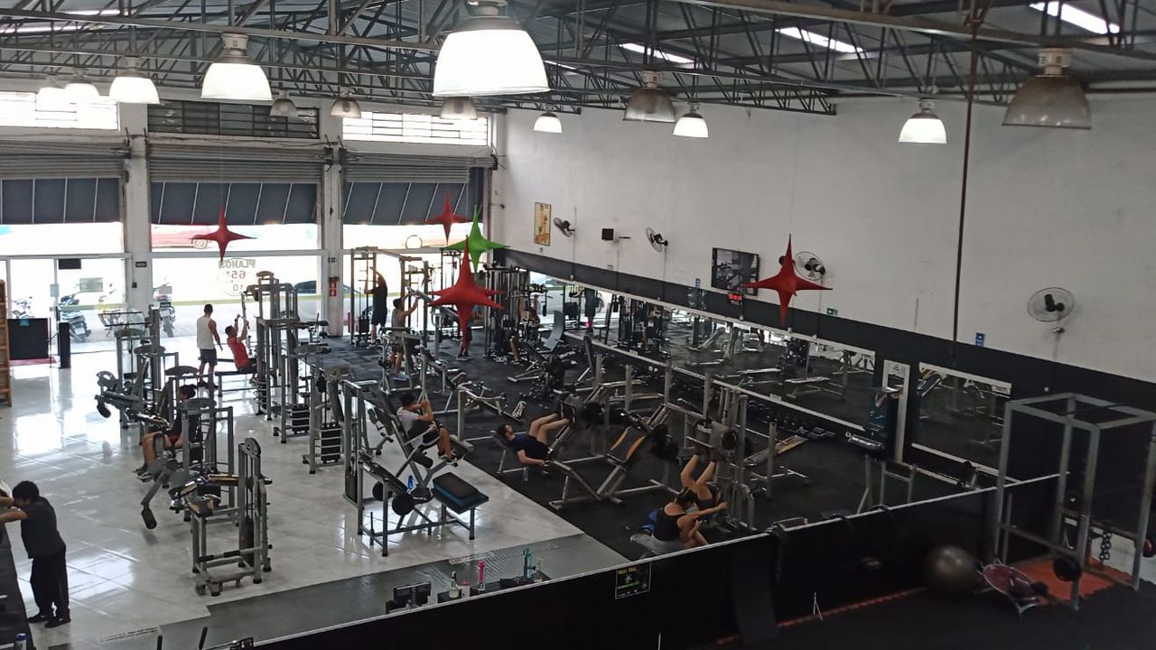 Imagem da estrutura da academia