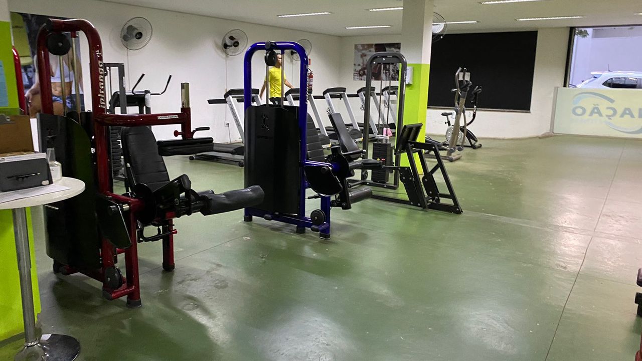 Imagem da estrutura da academia