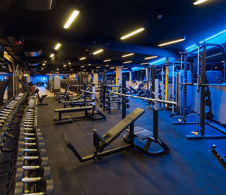 Imagem da estrutura da academia