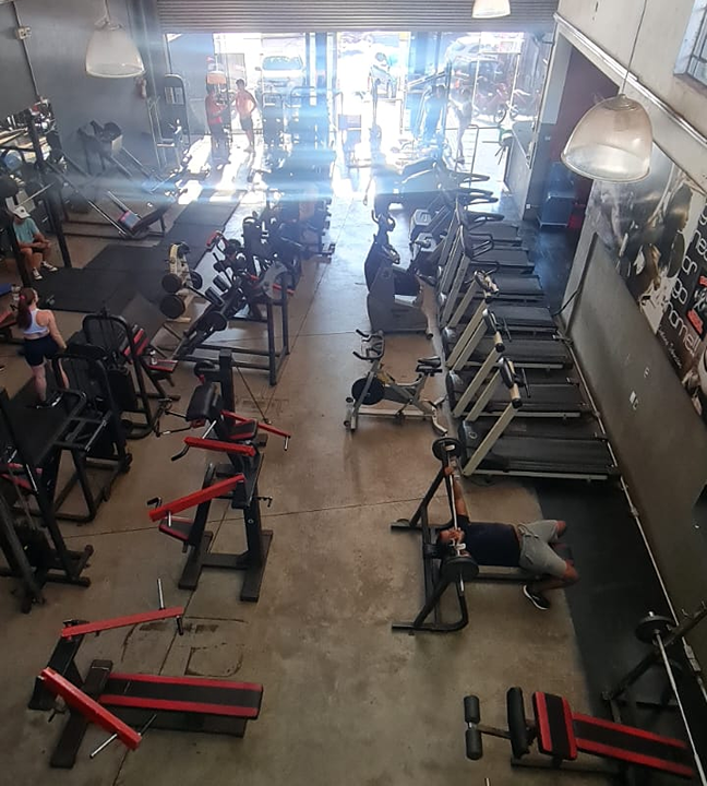 Imagem da estrutura da academia