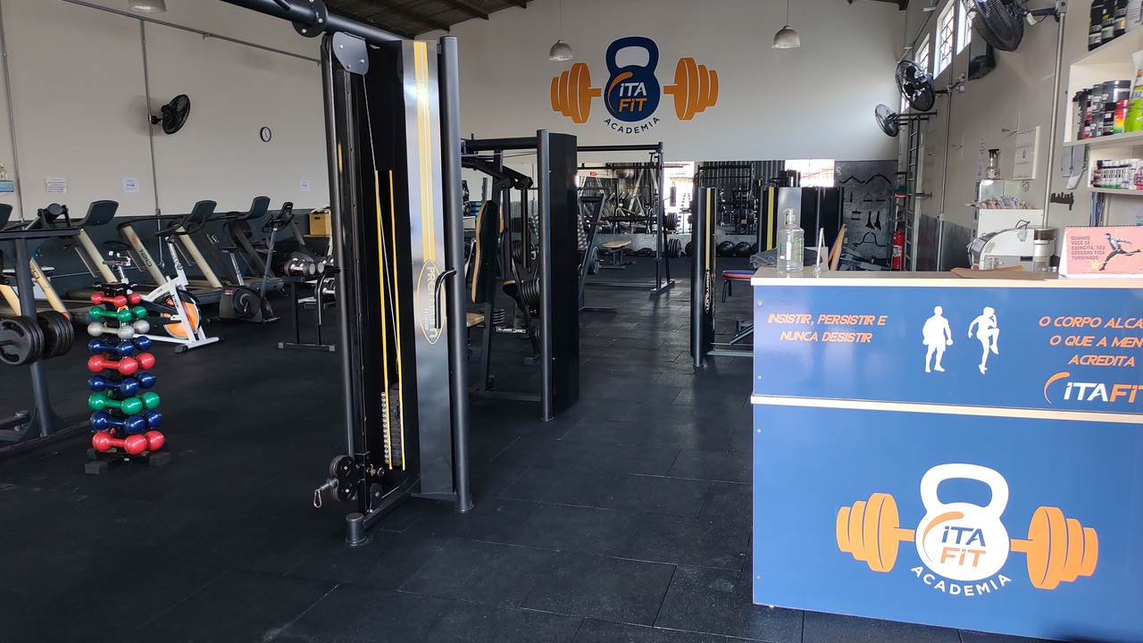 Imagem da estrutura da academia