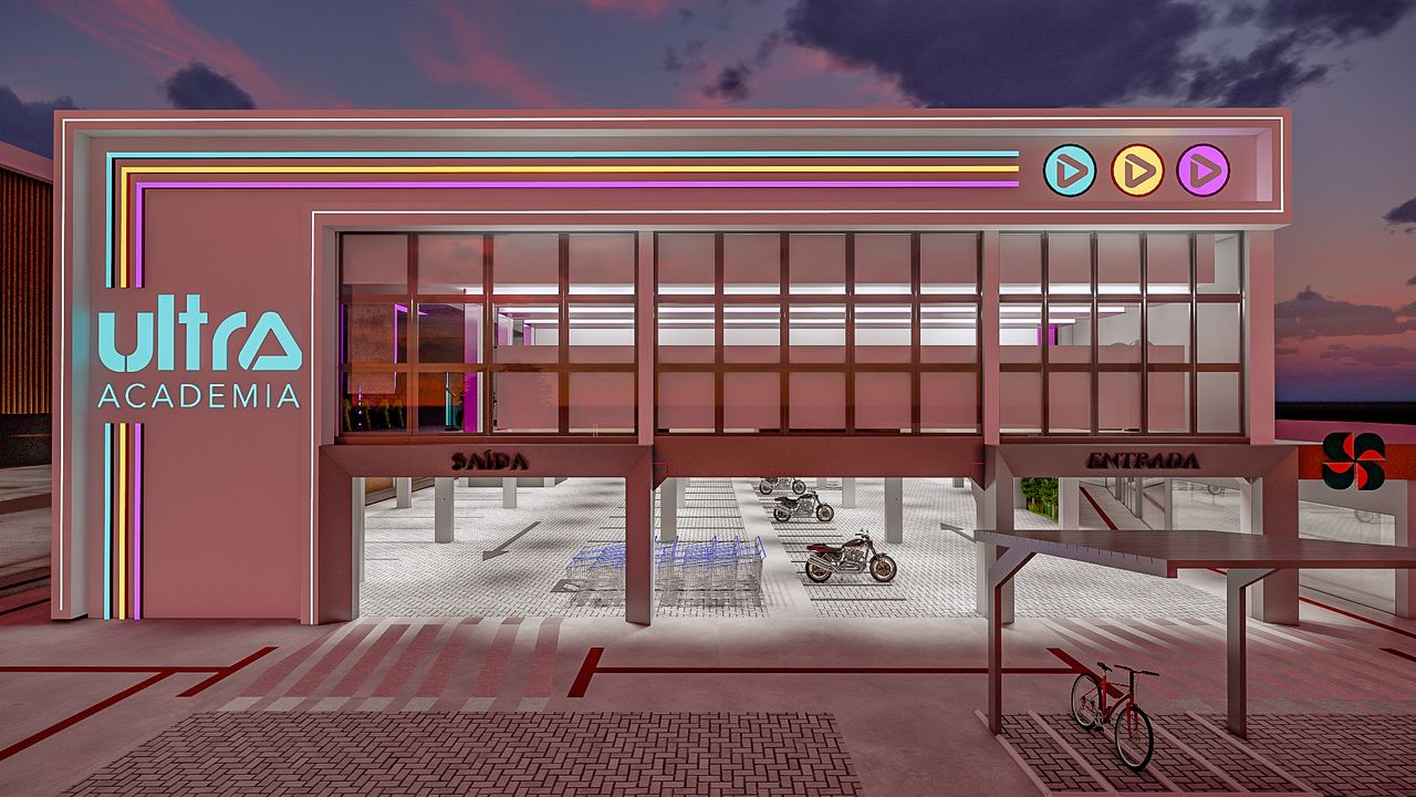 Imagem da estrutura da academia