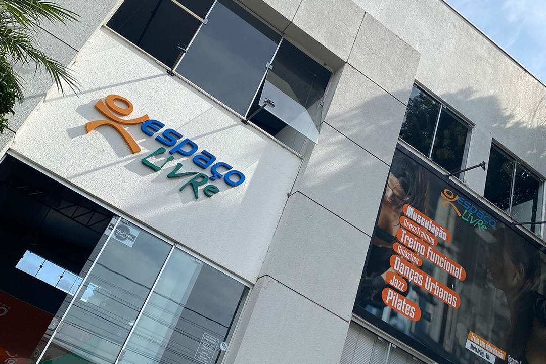 Imagem da estrutura da academia