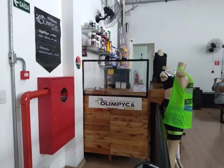 Imagem da estrutura da academia