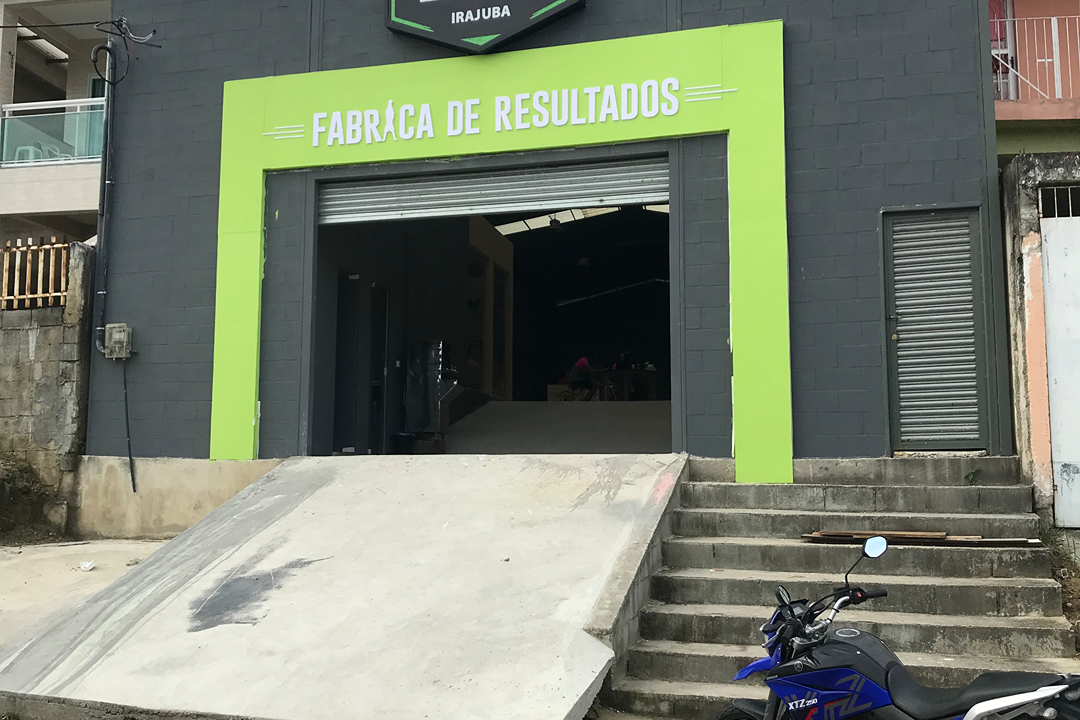 Imagem da estrutura da academia