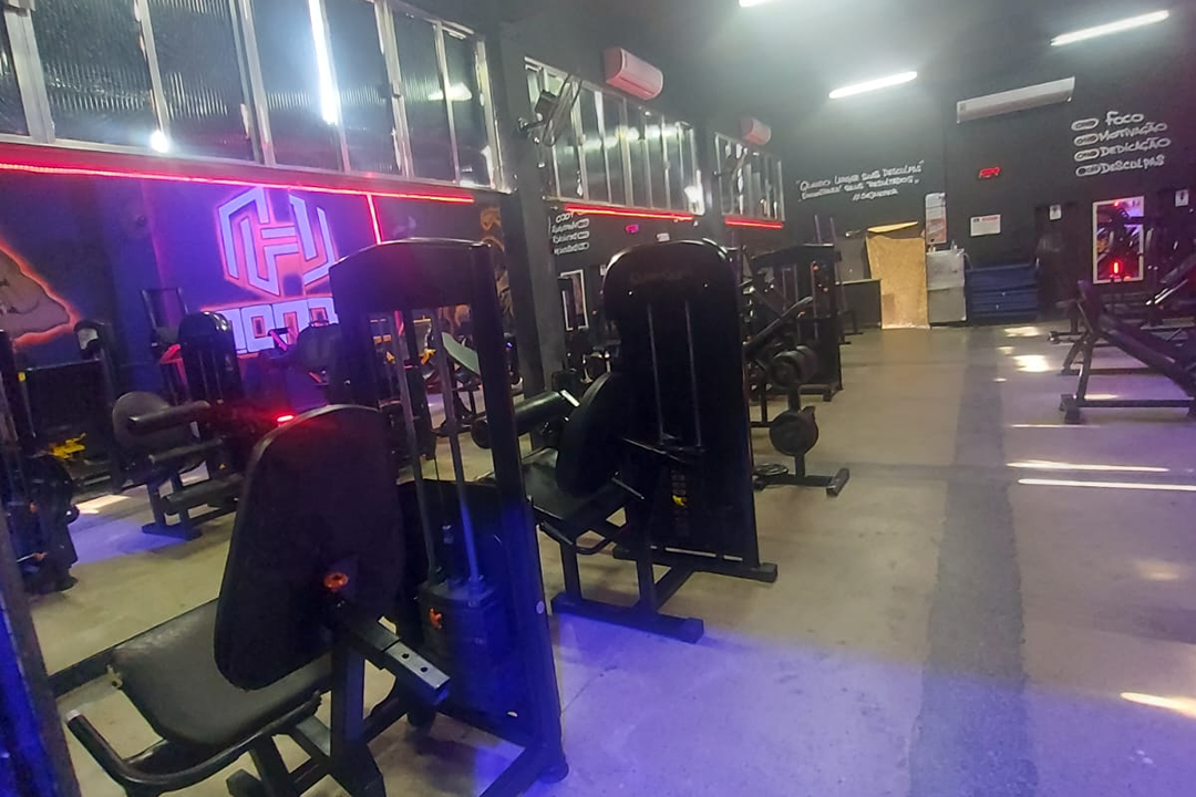 Imagem da estrutura da academia