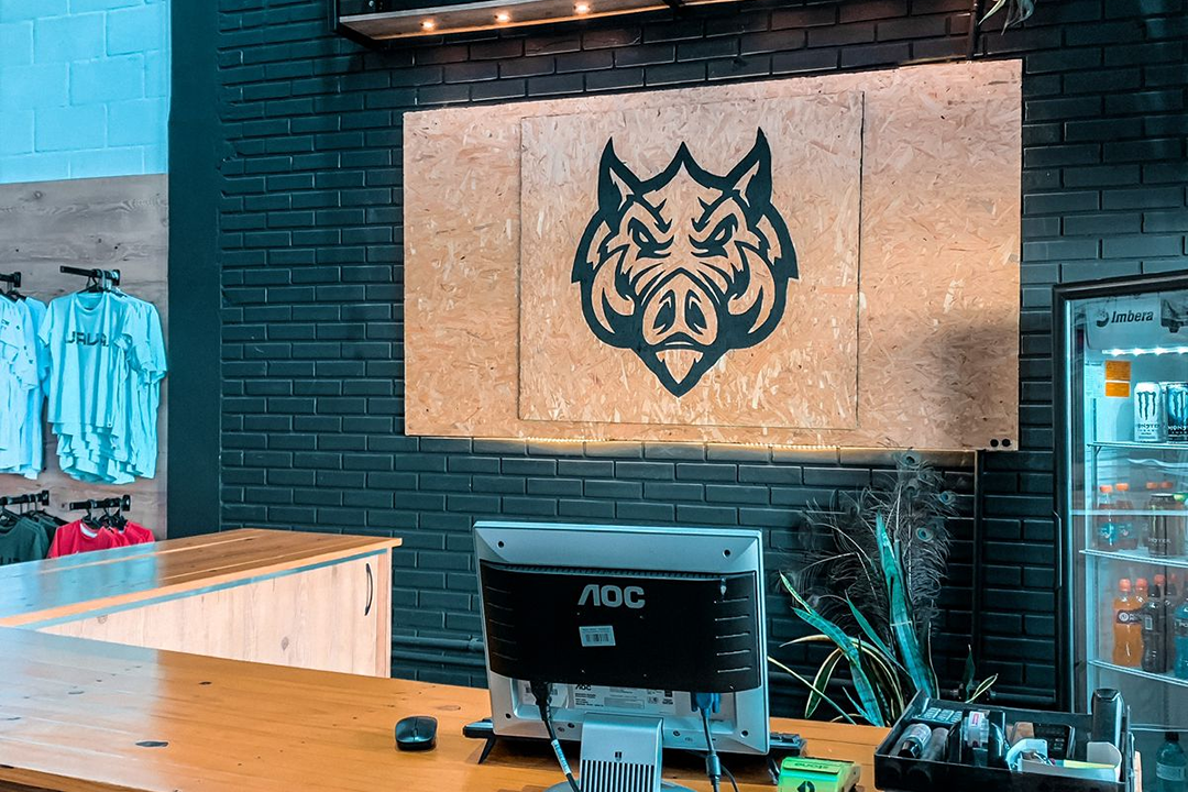 Imagem da estrutura da academia